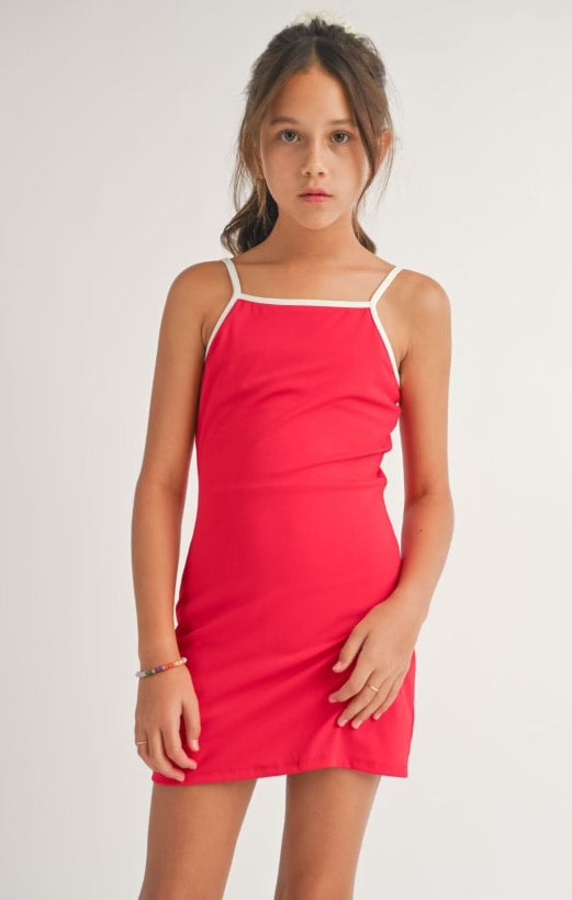 Red sport dress online